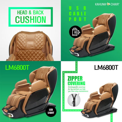 Kahuna Massage Chair LM-6800T - SL-Track Auto Extension